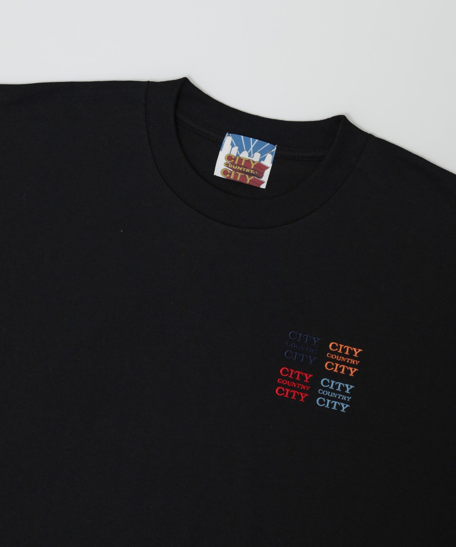 CCC/シティーカントリーシティー/EMBROIDERED LOGO COTTON T-SHIRT 261T012
