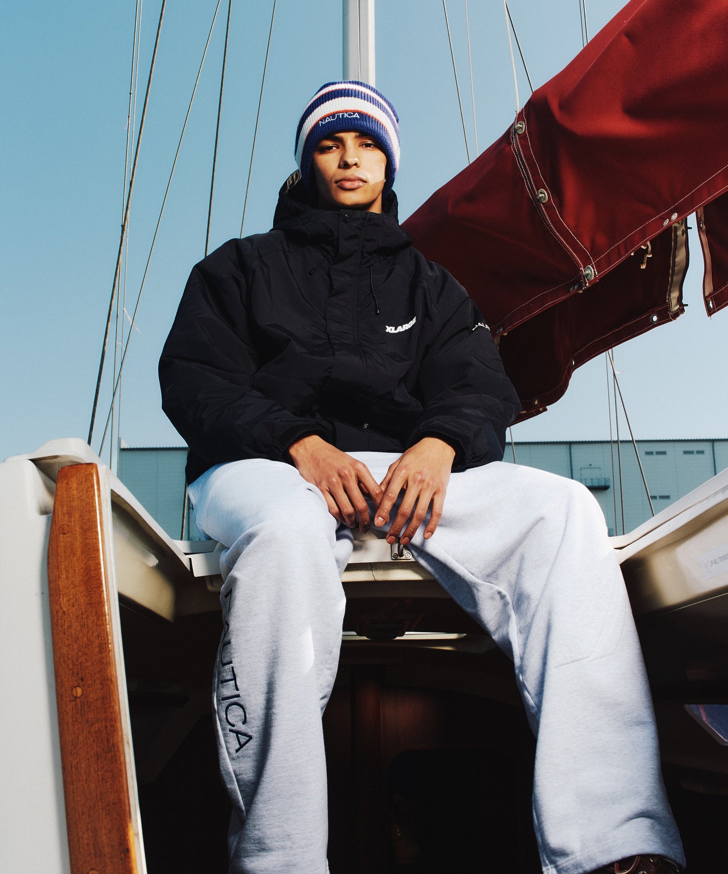 XLARGE×NAUTICA  BEANIE