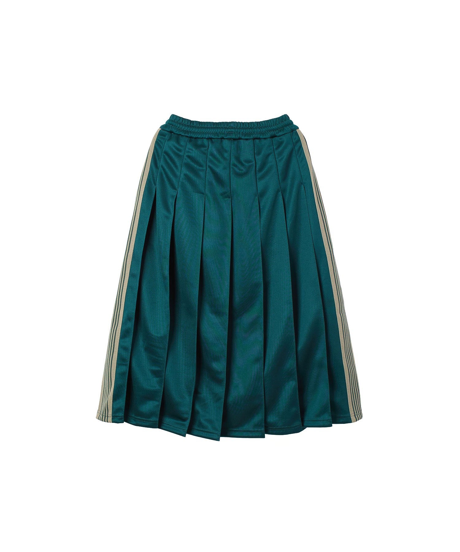 NEEDLES/PLEATED TRACK SKIRT POLY SMOOTH
