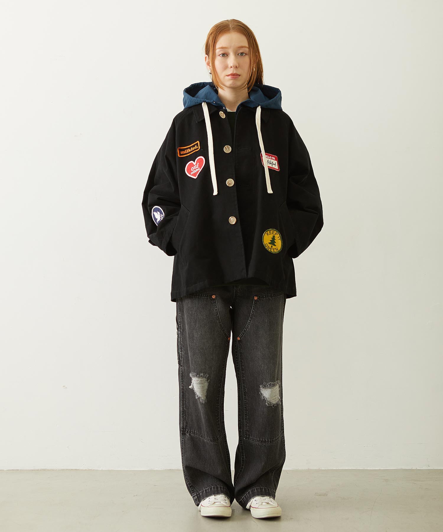 PATCH HOODED JACKET