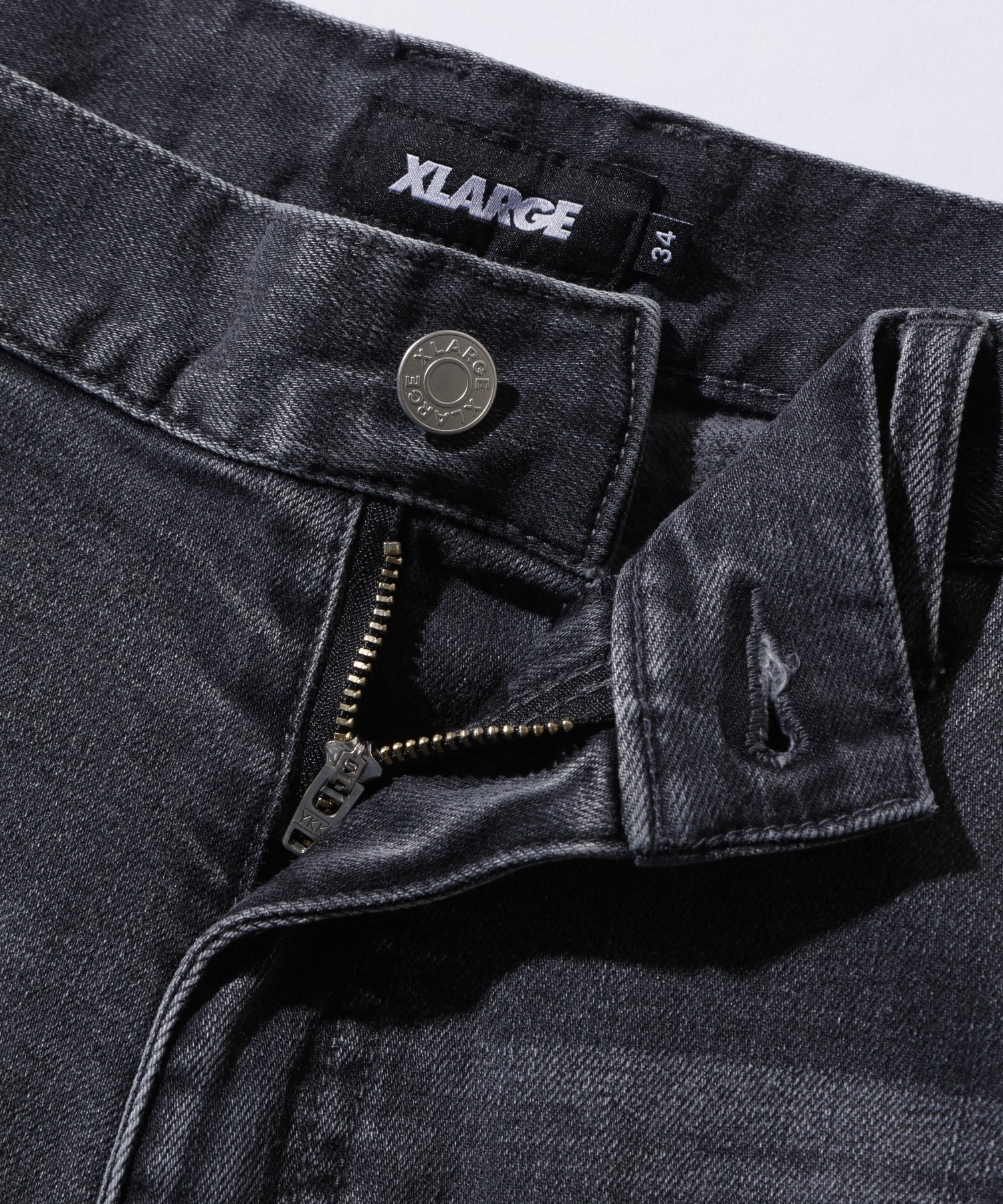 STRETCH DENIM CARGO PANTS