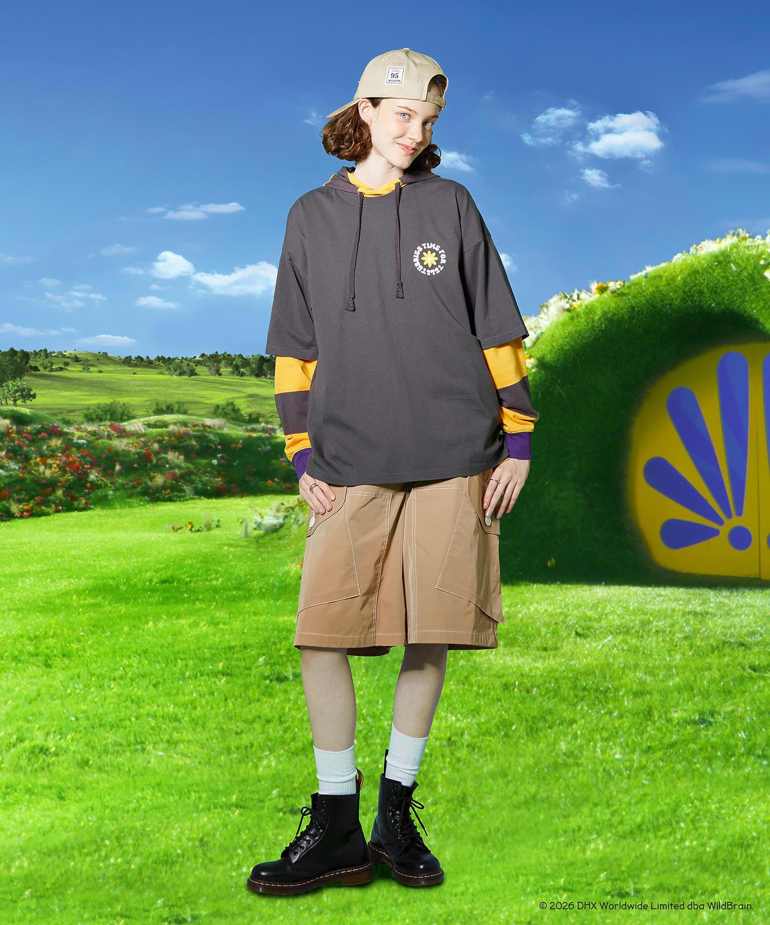MILKFED. / TELETUBBIES BACK VIEW WIDE S/S TEE