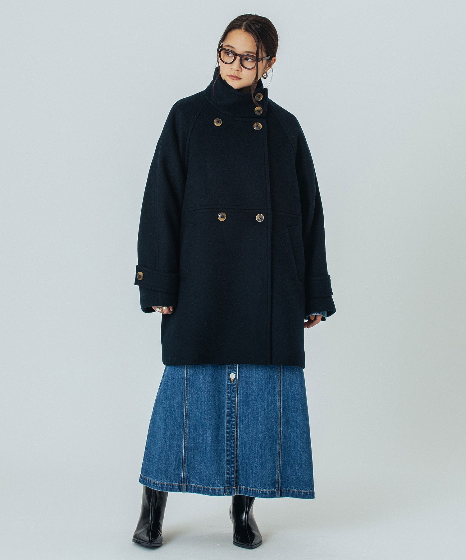 model:160cm 着用サイズ:S