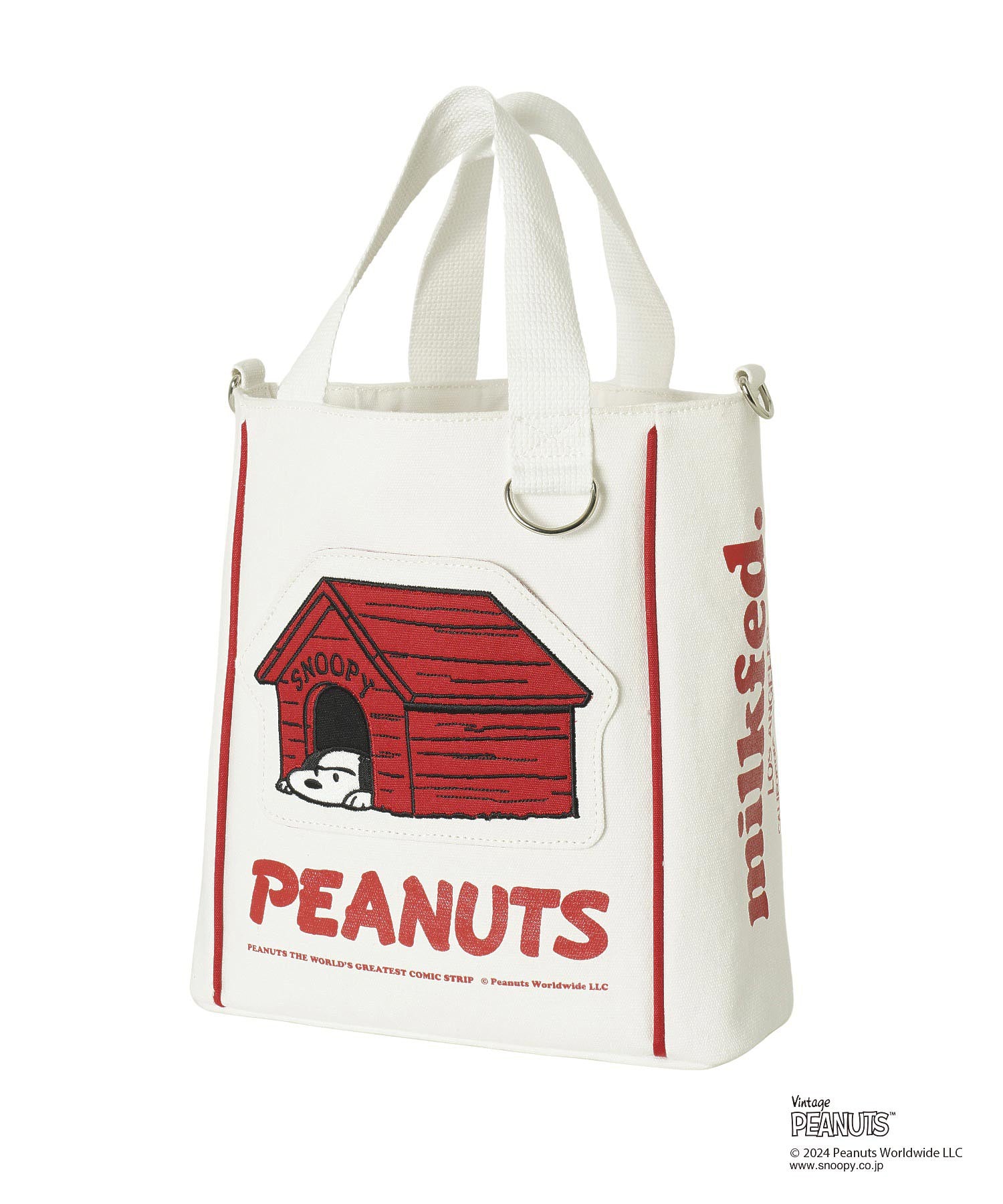 MILKFED. x PEANUTS 2WAY BAG