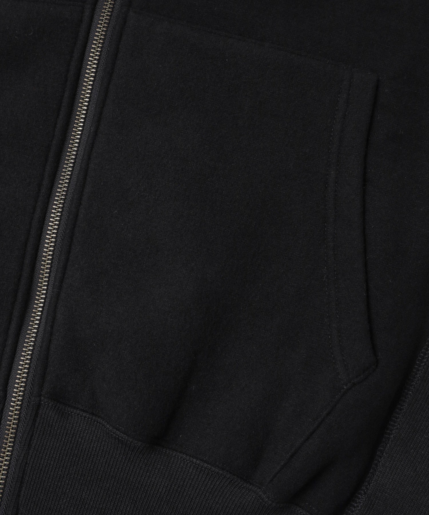 VROOM/ヴィルーム/L/S ZIPHOODIE VLR112976ZIPRF8 BLK