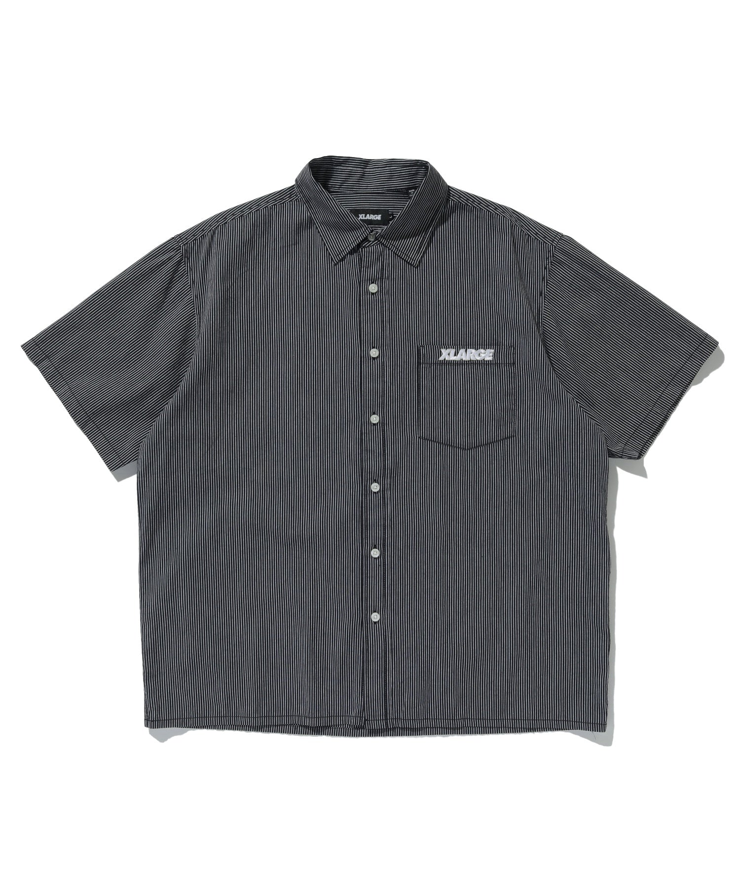 PIN STRIPE WORK S/S SHIRT