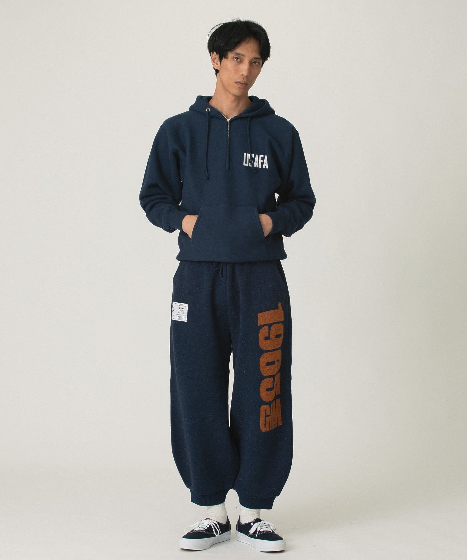 CHAMPION/チャンピオン/RW HALF ZIP HOODED SWEATSHIRT C3-A119