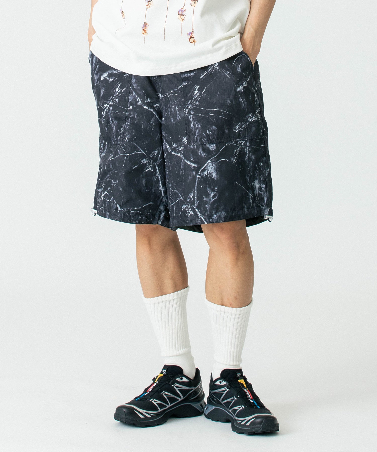 TAION/タイオン/NON DOWN MILITARY RVS WIDE SHORTS/R039NDML-1