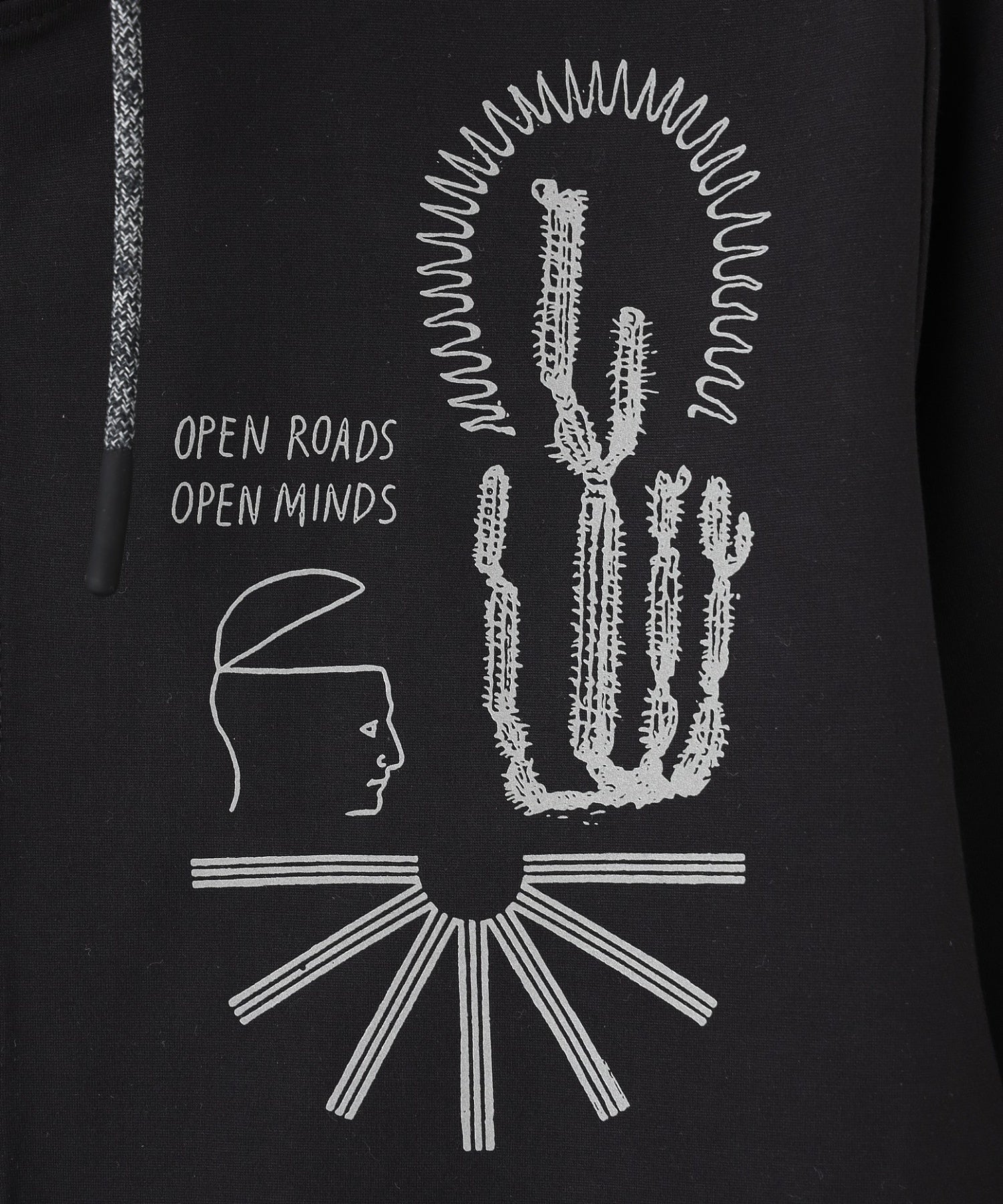 RUN AMOK/ロアーク/EL MORRO ZIP FLEECE 2.0 RF374-BLK