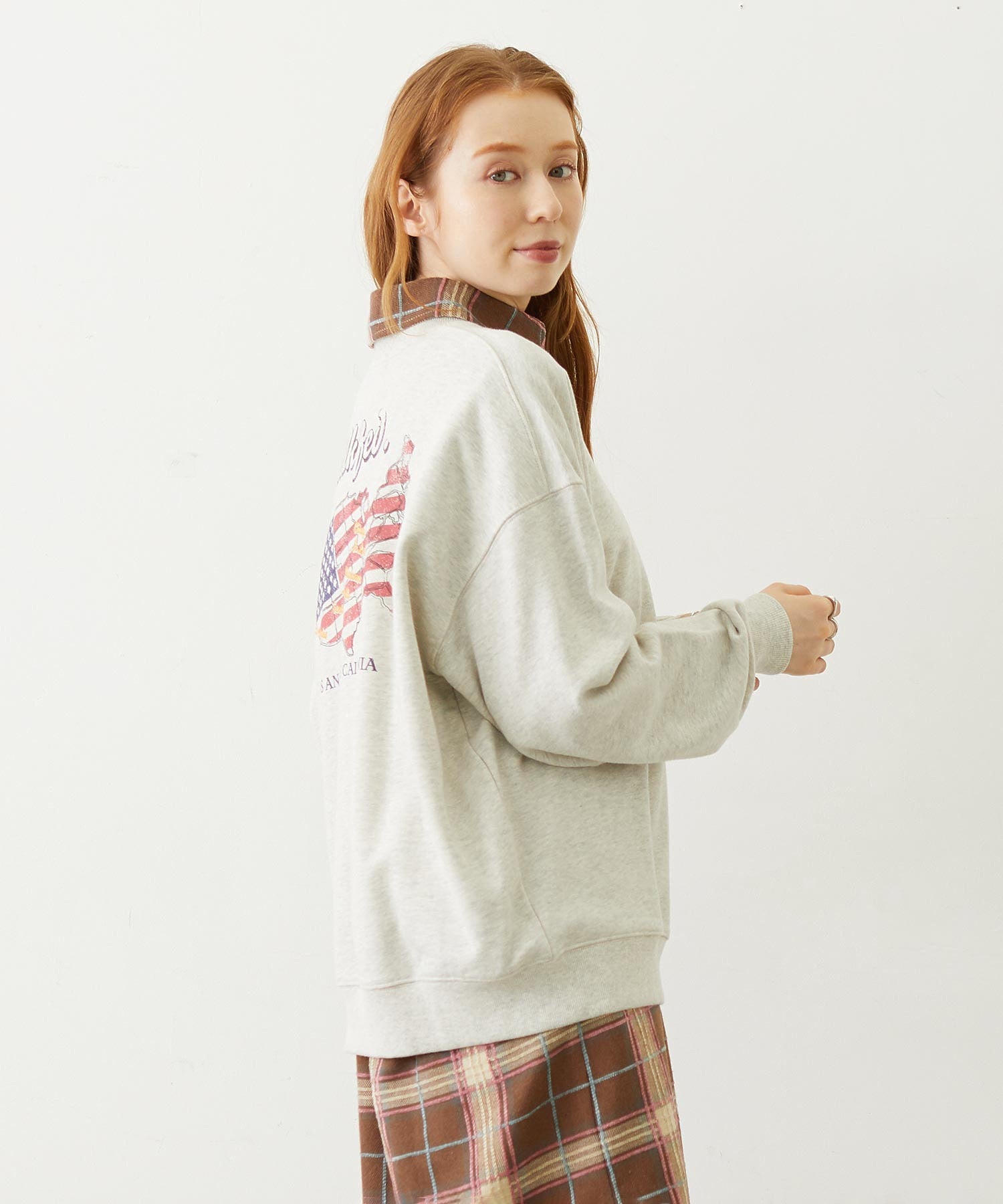 AMERICAN FLAG SWEAT TOP