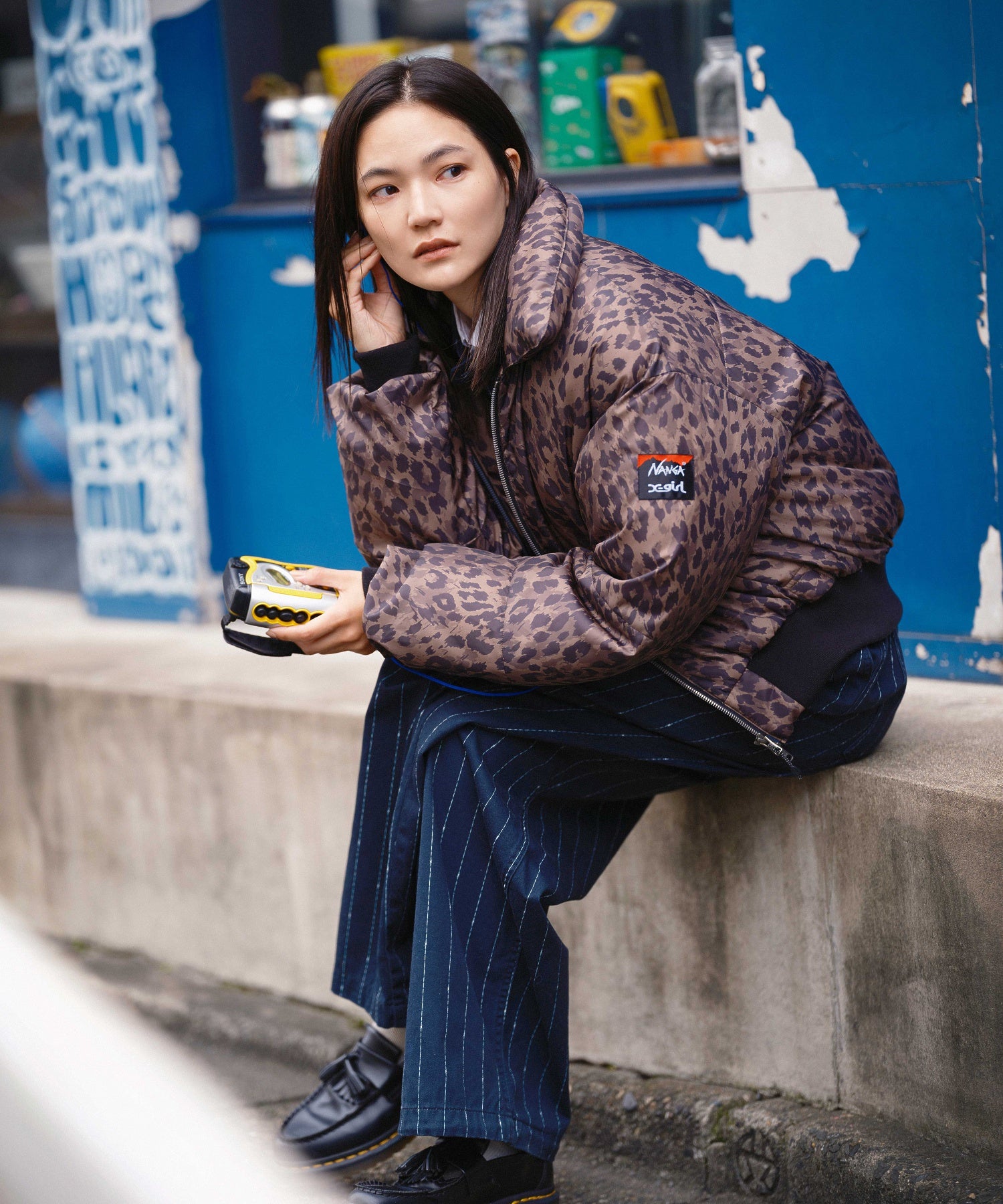X-girl x NANGA PUFFER JACKET