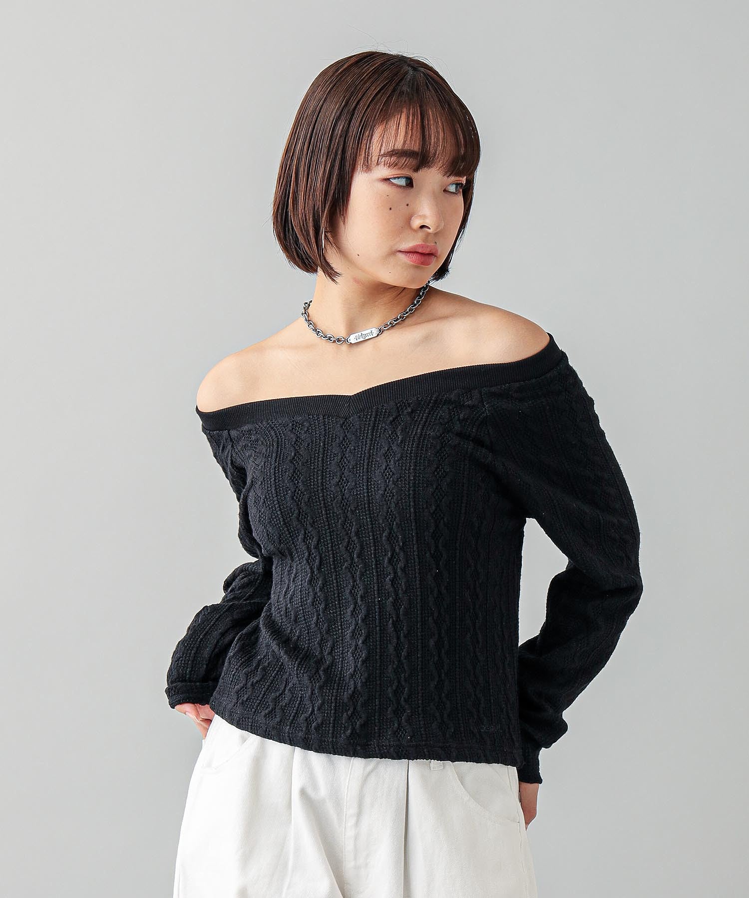 2WAY SHOULDER TOP X-girl