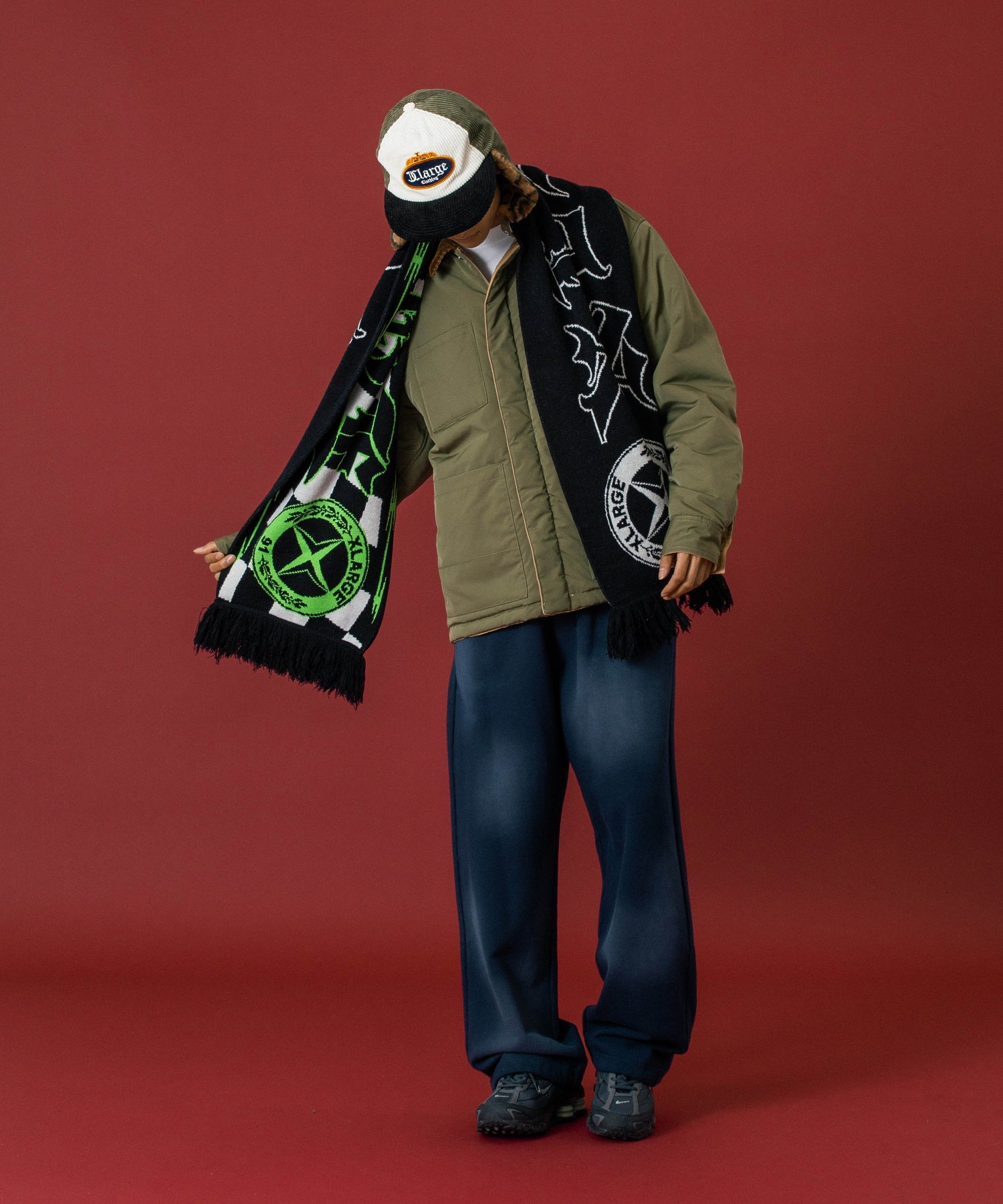 XLARGE JACQUARD SCARF