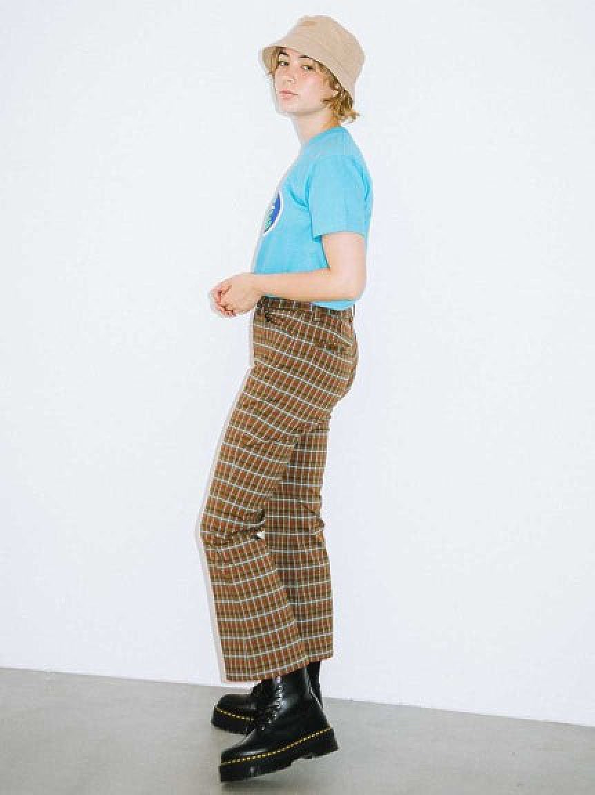 CLASSIC COLOR PLAID FLARE PANTS X-girl