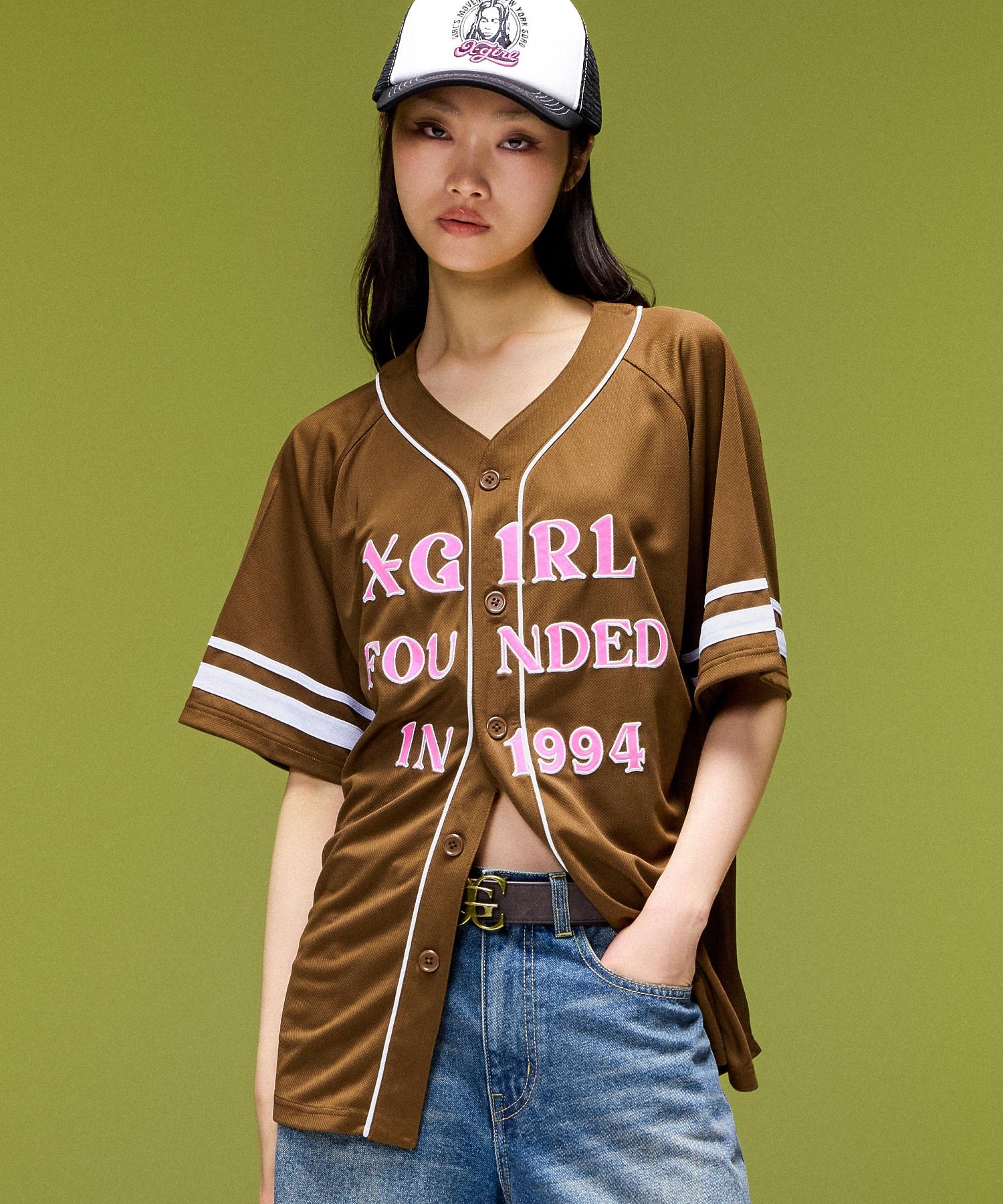 LOGO PATCH BASEBALL SHIRT