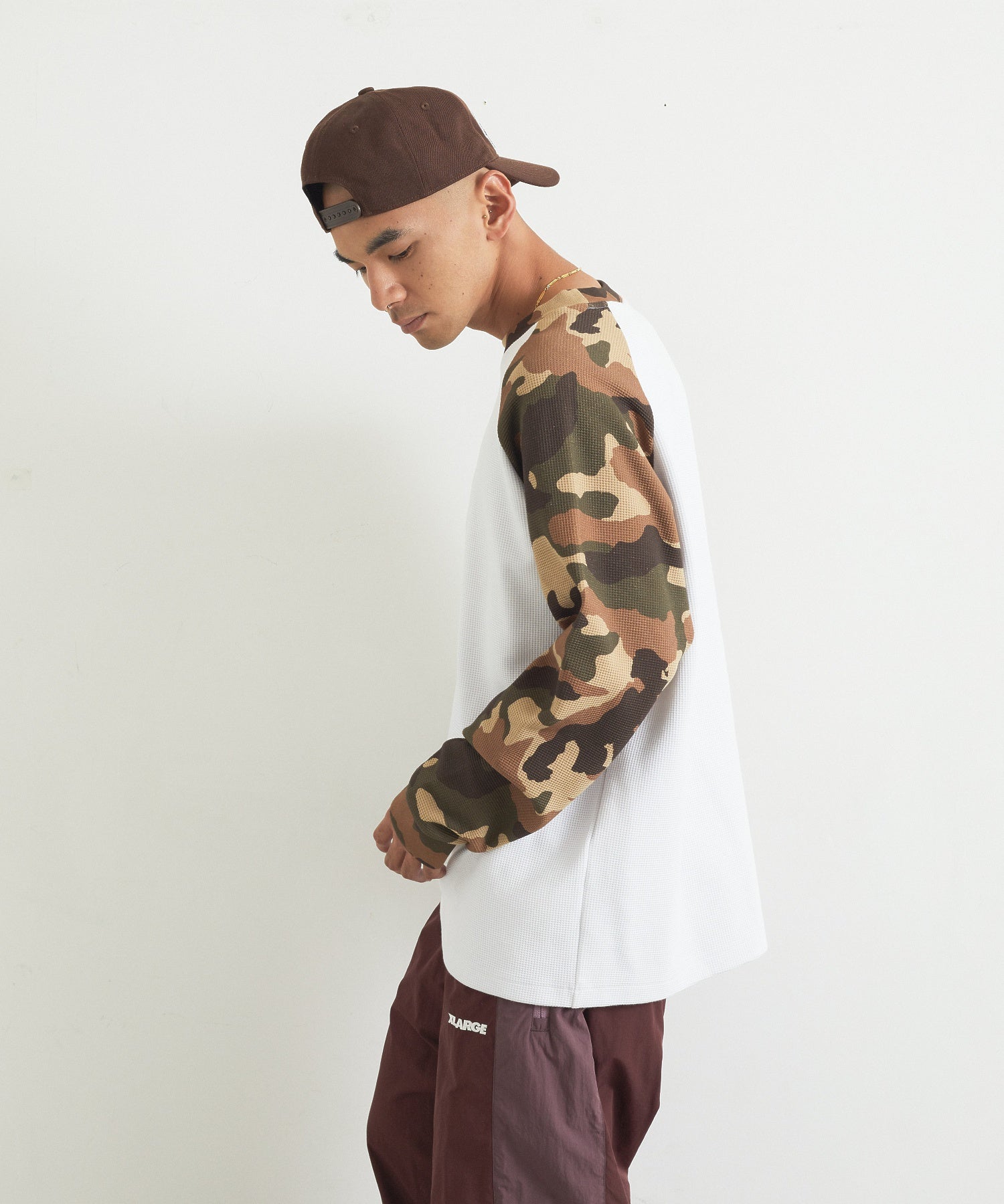 X LOGO RAGLAN L/S TEE