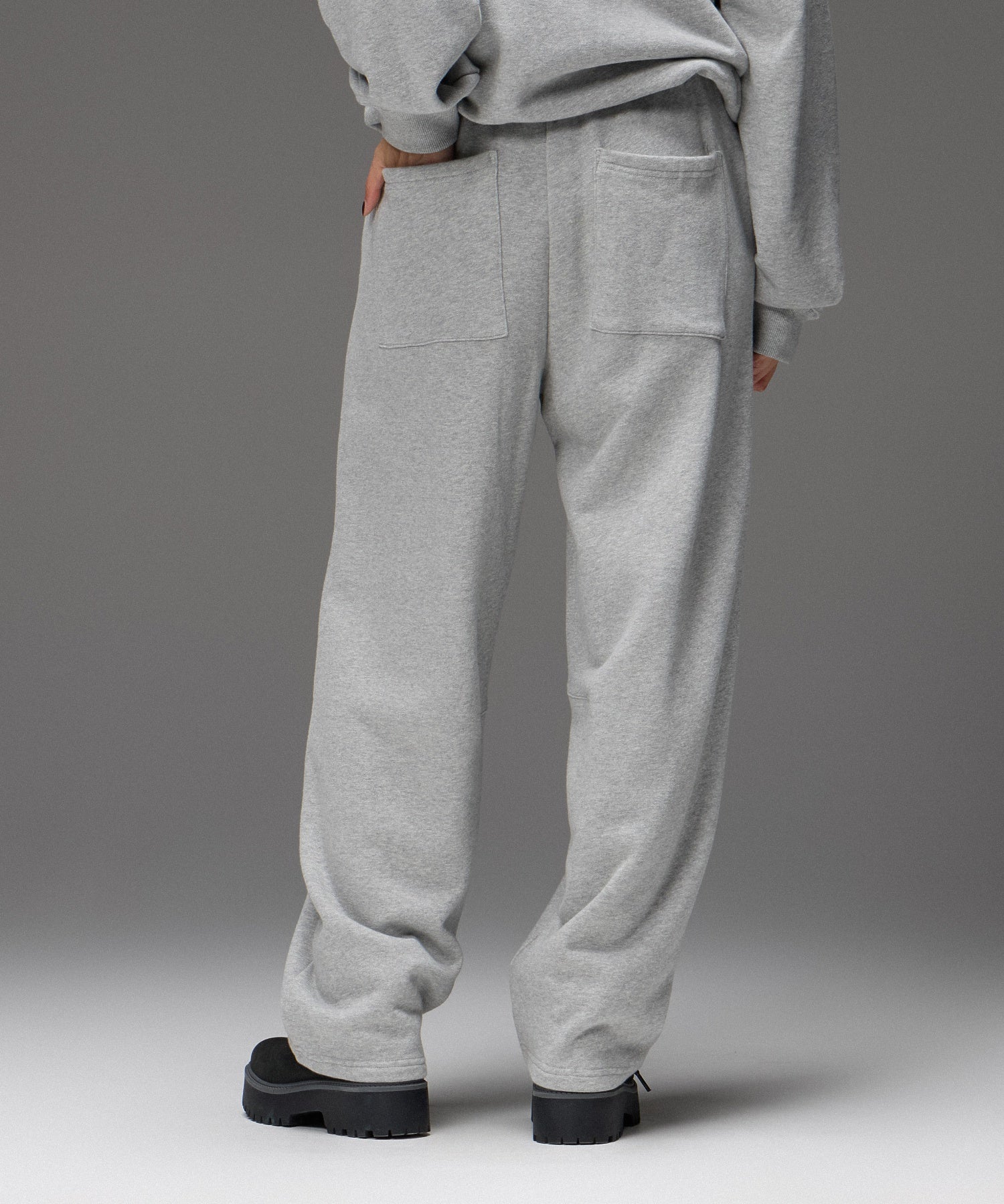 RHINESTONE BLACKLETTER LOGO SWEATPANTS