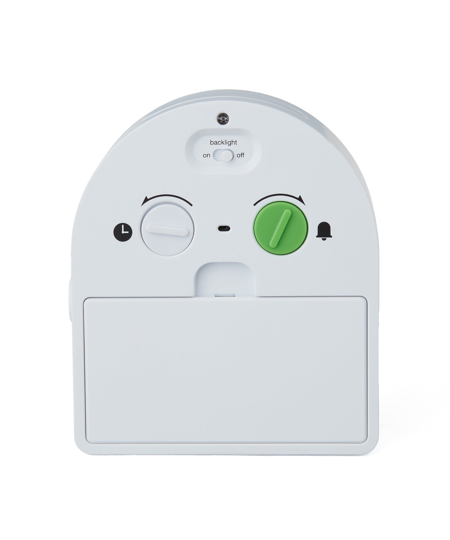 BRAUN Time Teacher ALARM CLOCK BC22TW（ブラウン タイムティーチャー アナログアラーム置き時計 ホワイト×オレンジ）