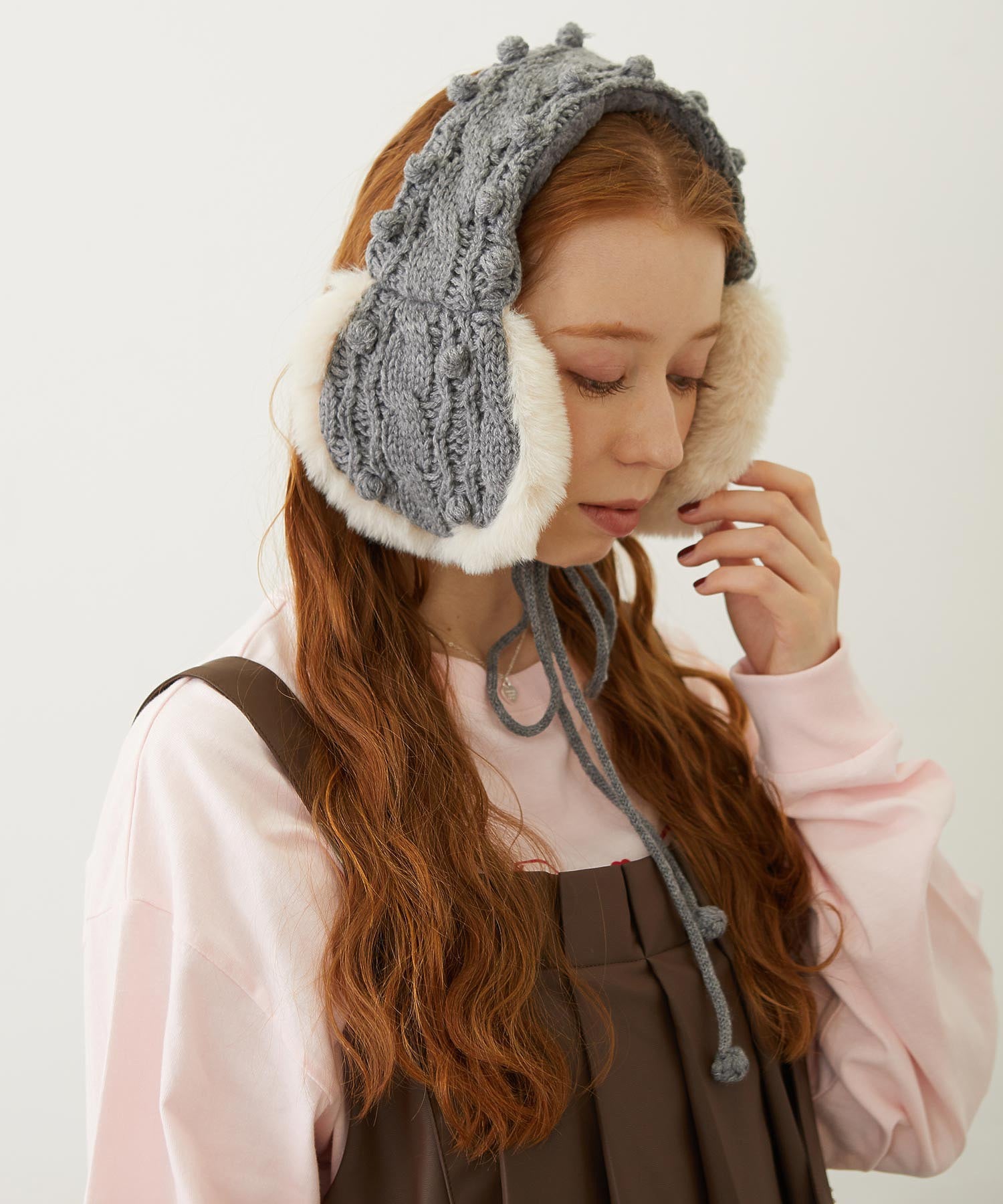 CABLE KNIT EARMUFFS