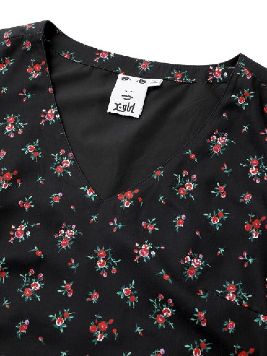 FLORAL MINI DRESS X-girl