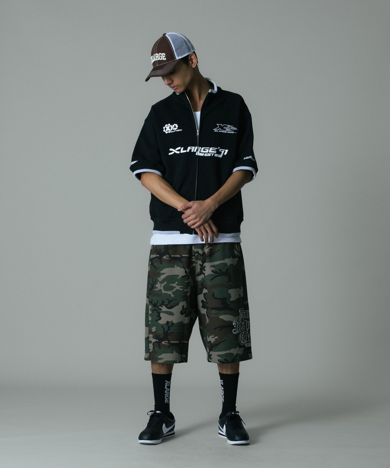 ZIP UP S/S SWEATSHIRT