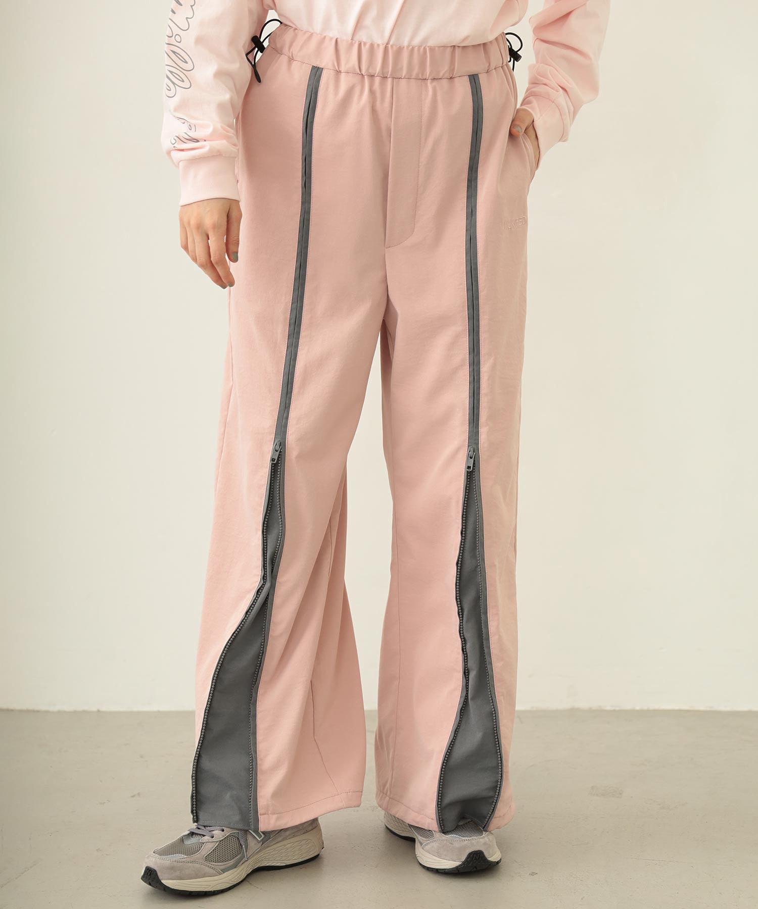 FRONT LINE ZIP UP PANTS