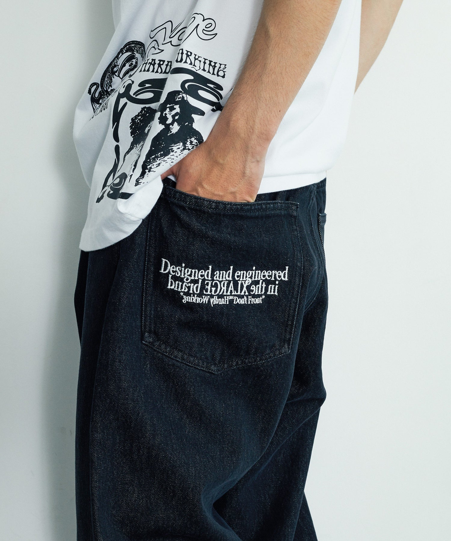 BALLOON DENIM PANTS
