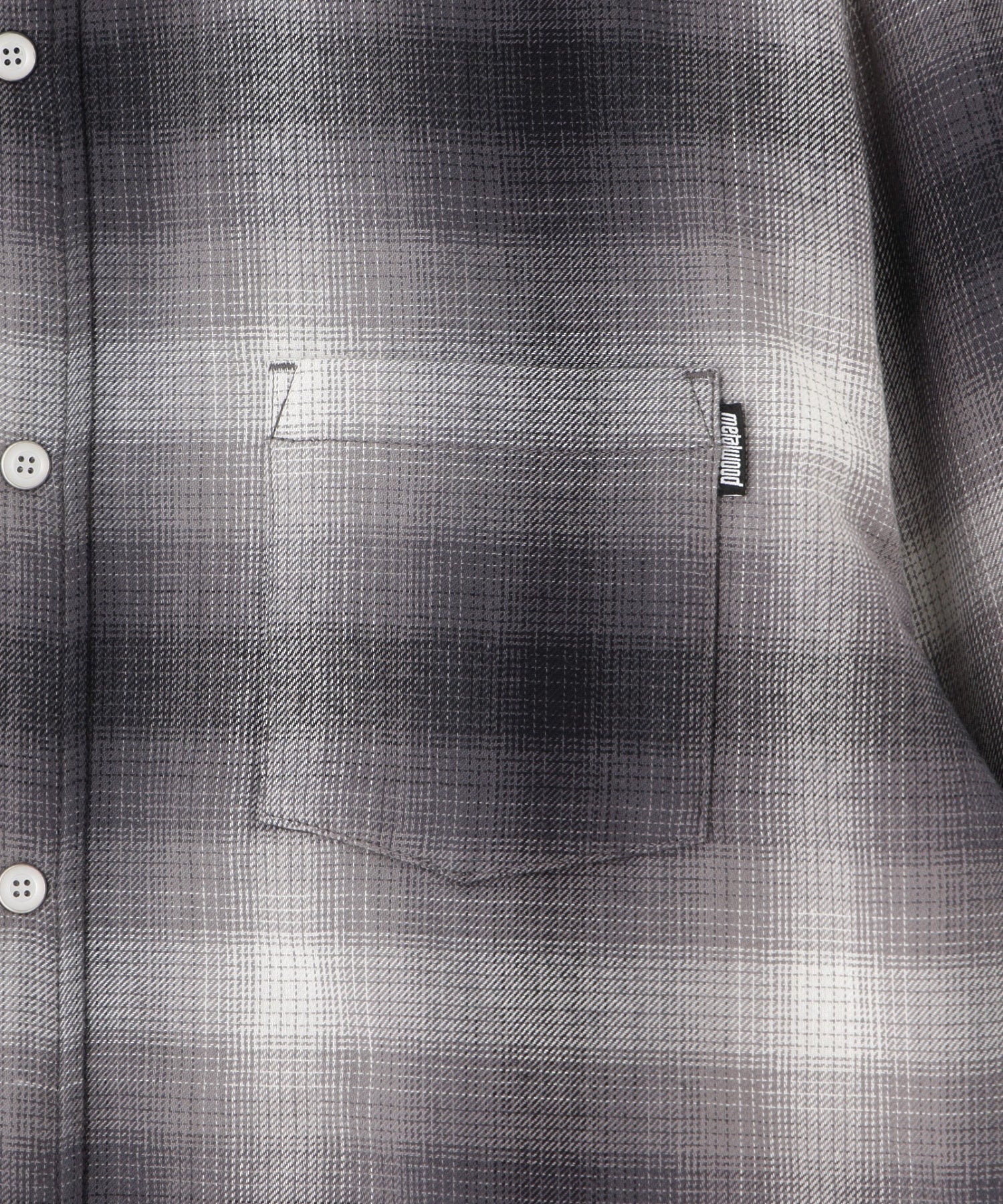 METALWOOD/メタルウッド スタジオ/POLY FILLED SHIRT MWS25-05-107