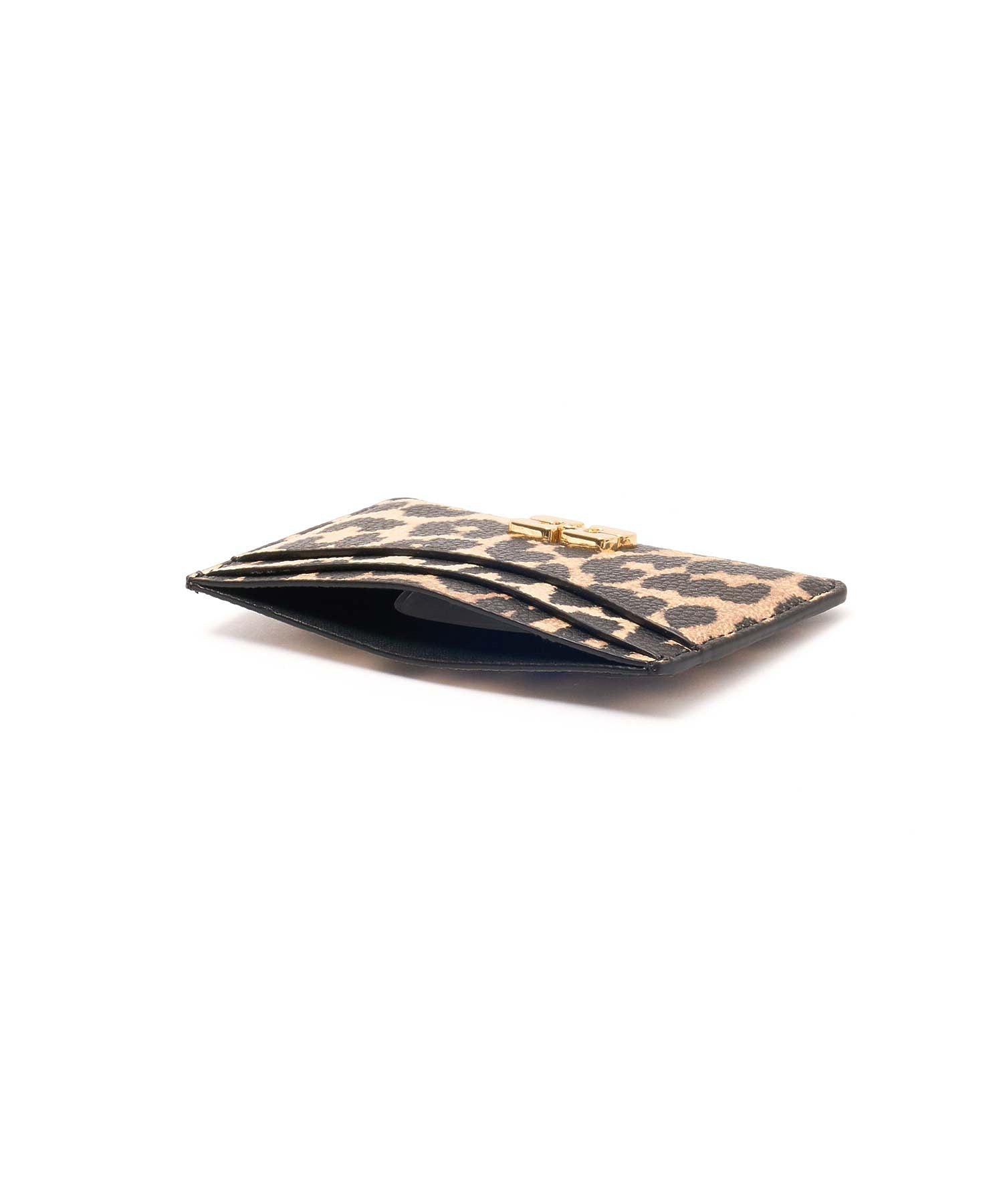 GANNI/BOU CARD HOLDER PRINTED GRAINED