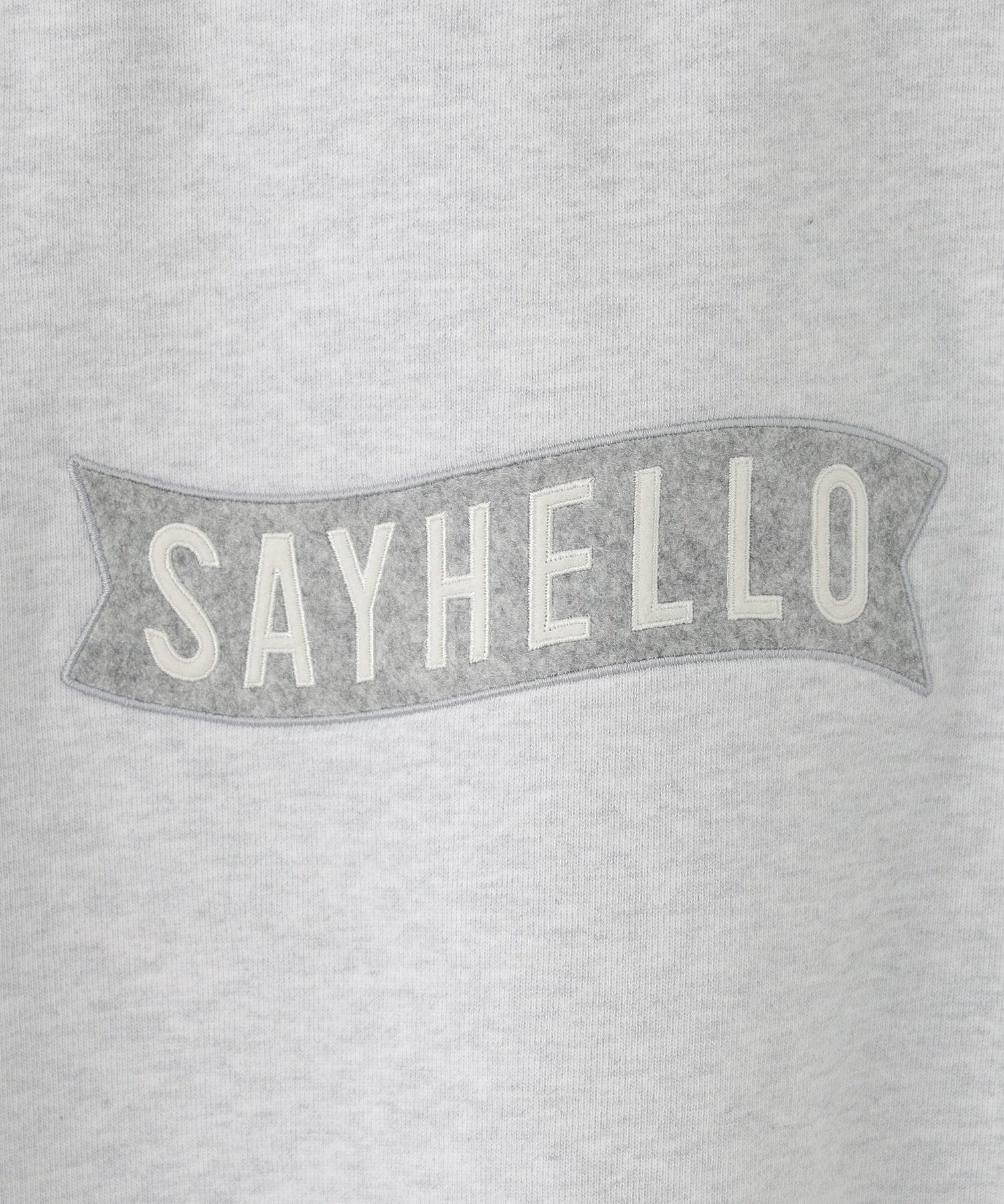 SAYHELLO/セイハロー/Basic Logo Patch Crew/24AW-U03