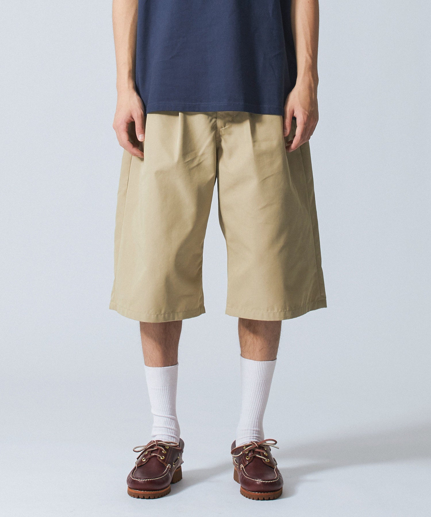 SHORT BAGGY CHINO PANTS