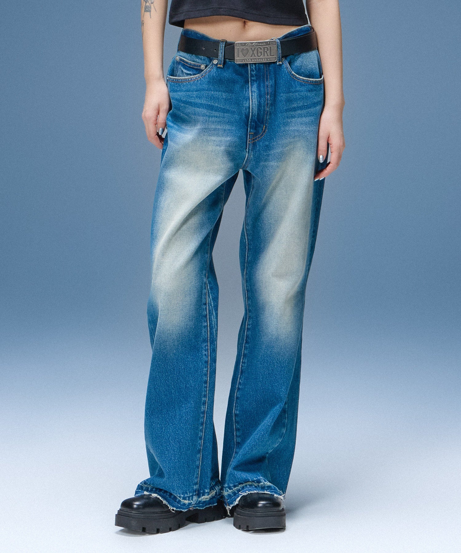 RELAX FIT DENIM PANTS
