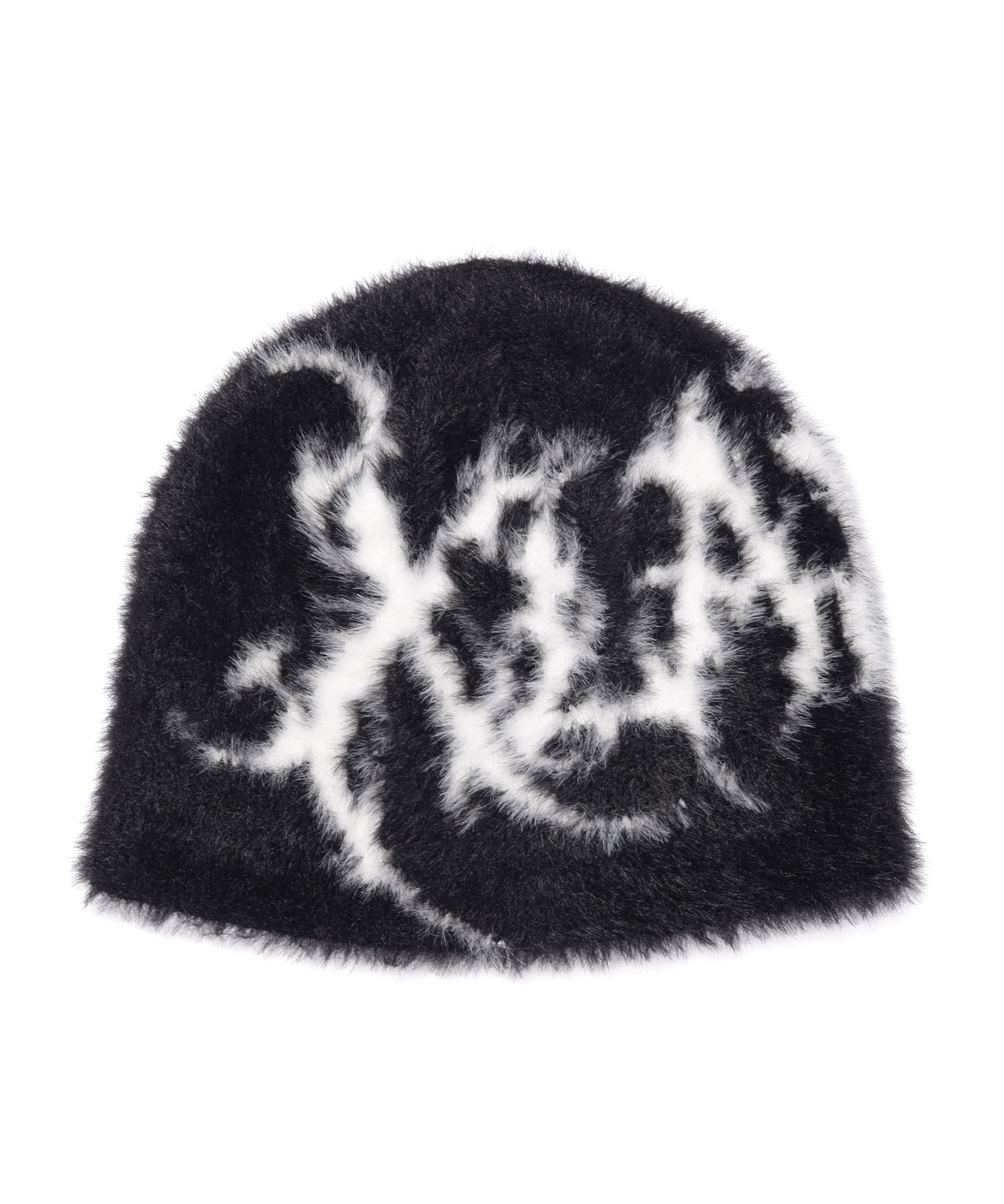 FAUX MOHAIR BEANIE