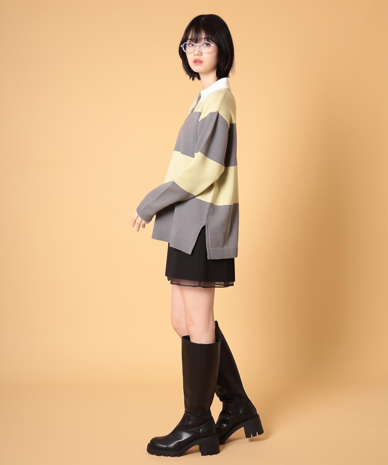 ラガーニットプルオーバー