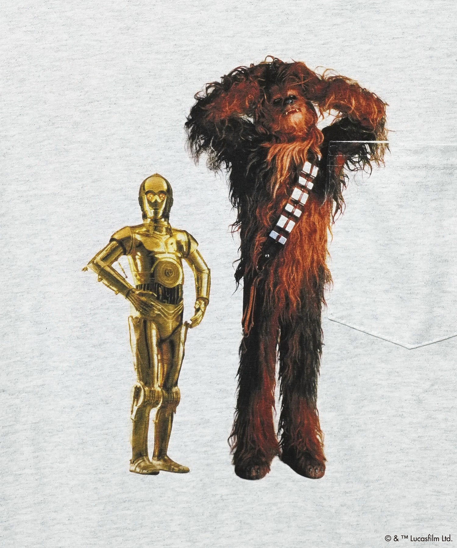 COLSUN/C-3PO&Chewbacca POCKET TEE Ⅱ