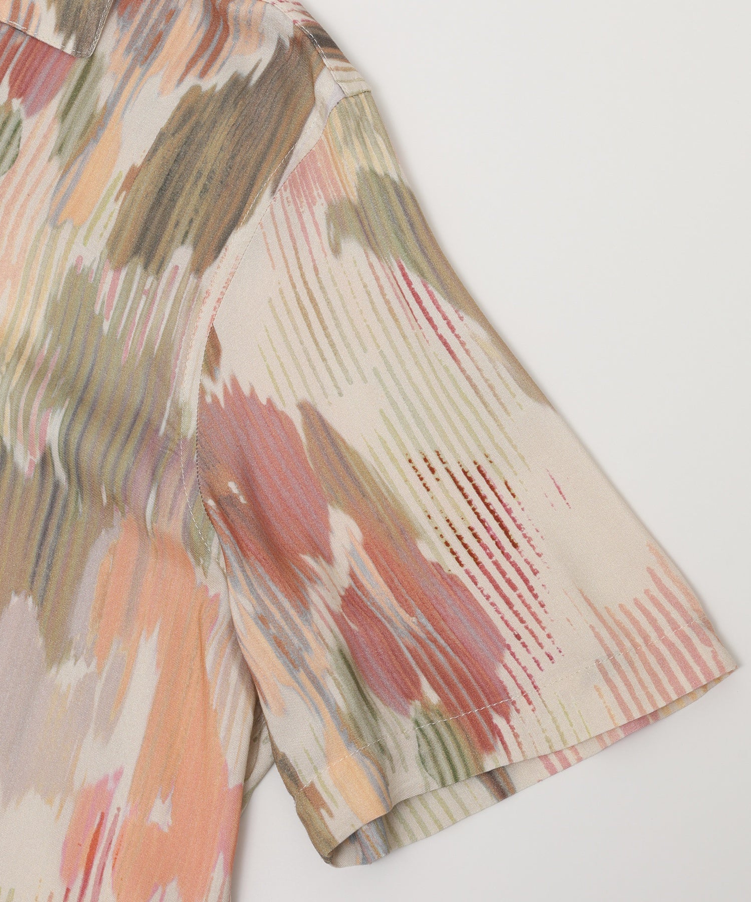 WAX LONDON/ワックスロンドン/DIDCOT SS SHIRT CORRIGATED FLORAL PTM