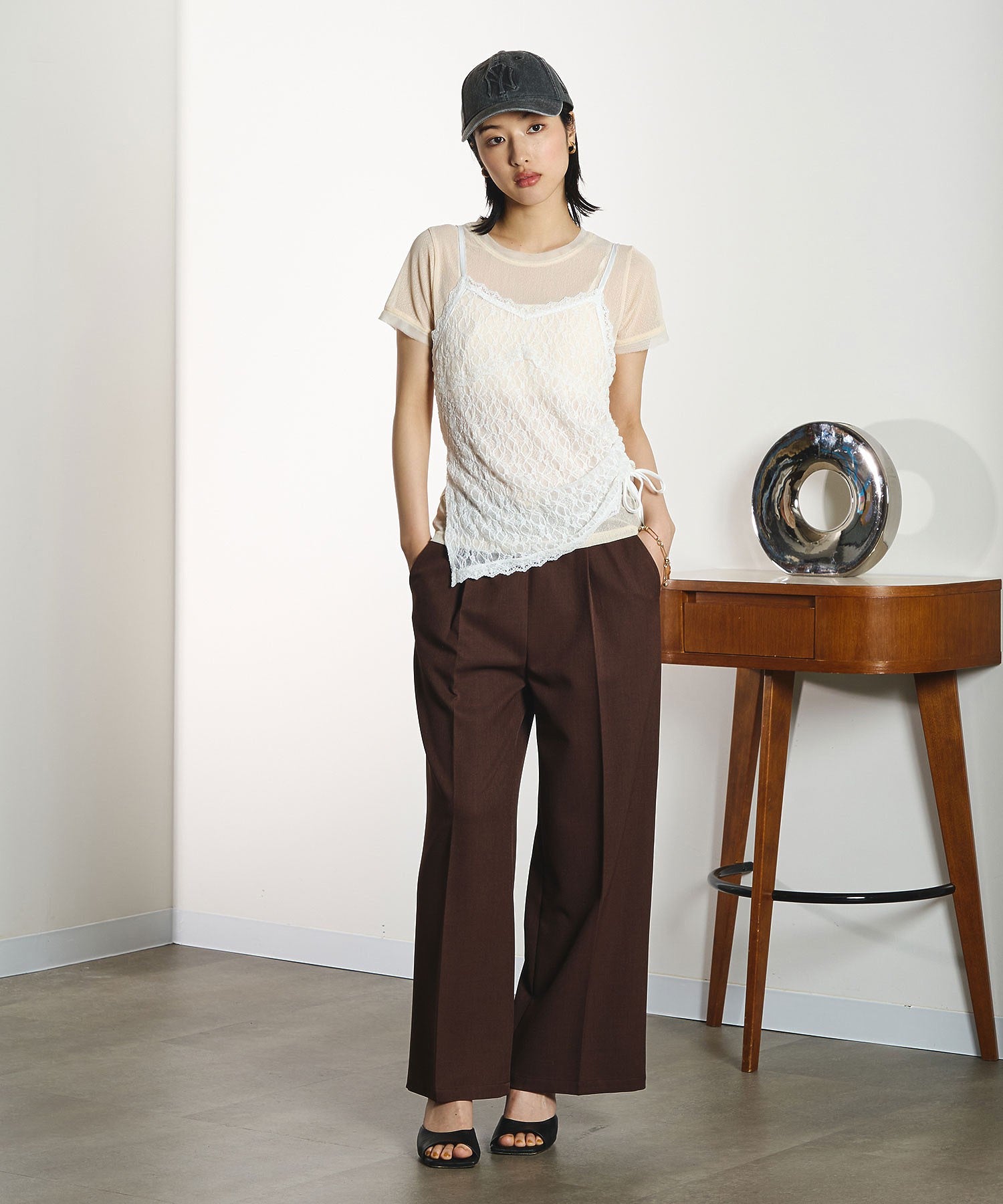 model:166cm 着用サイズ:S