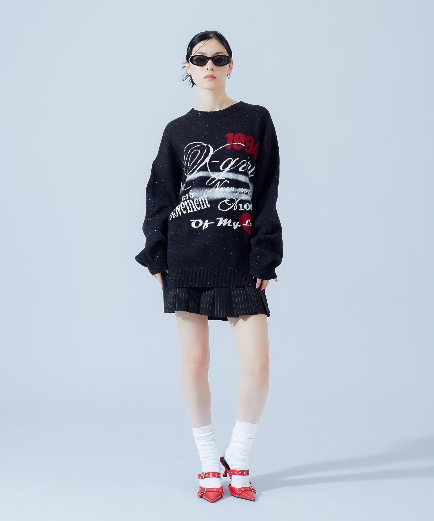 SKETCH JACQUARD KNIT TOP