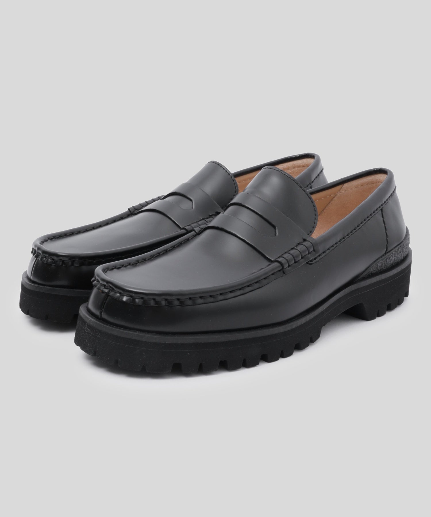 CLARKS/クラークス/Yukoner Penny Black Leather 26185705