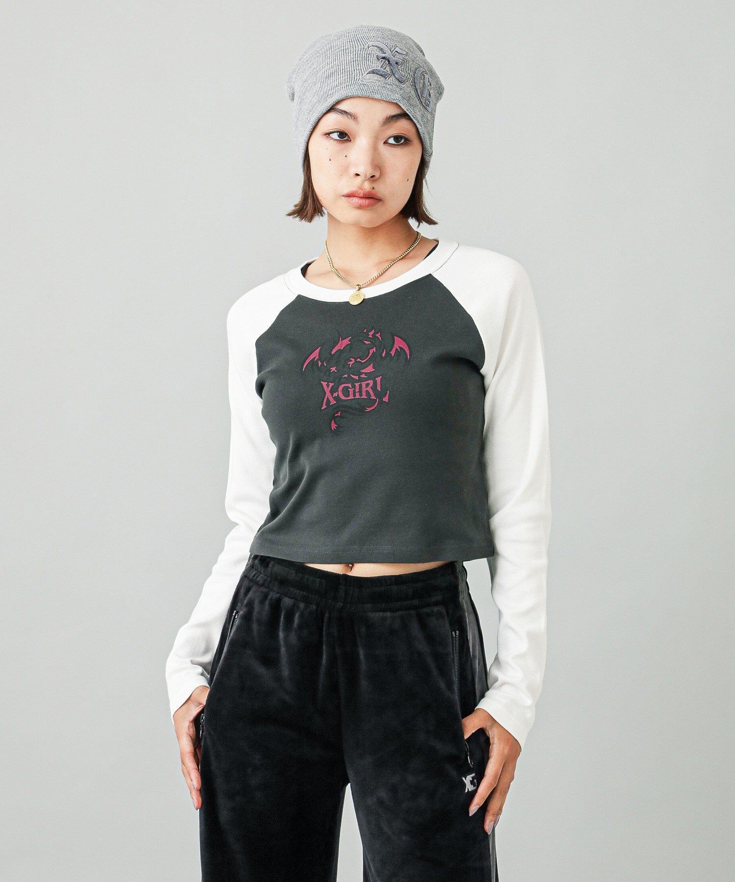 DRAGON RAGLAN L/S BABY TEE