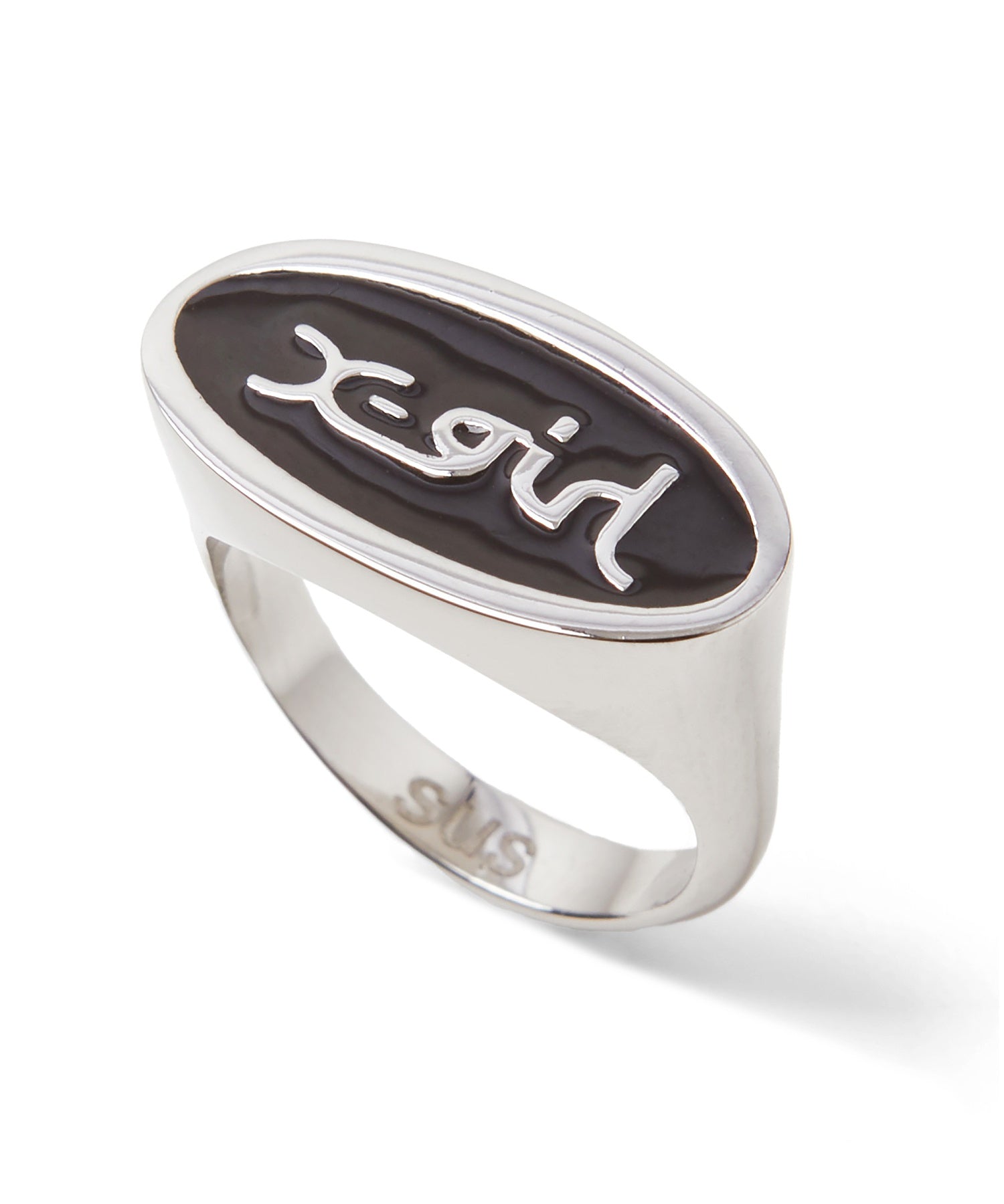 MILLS LOGO PINKY RING