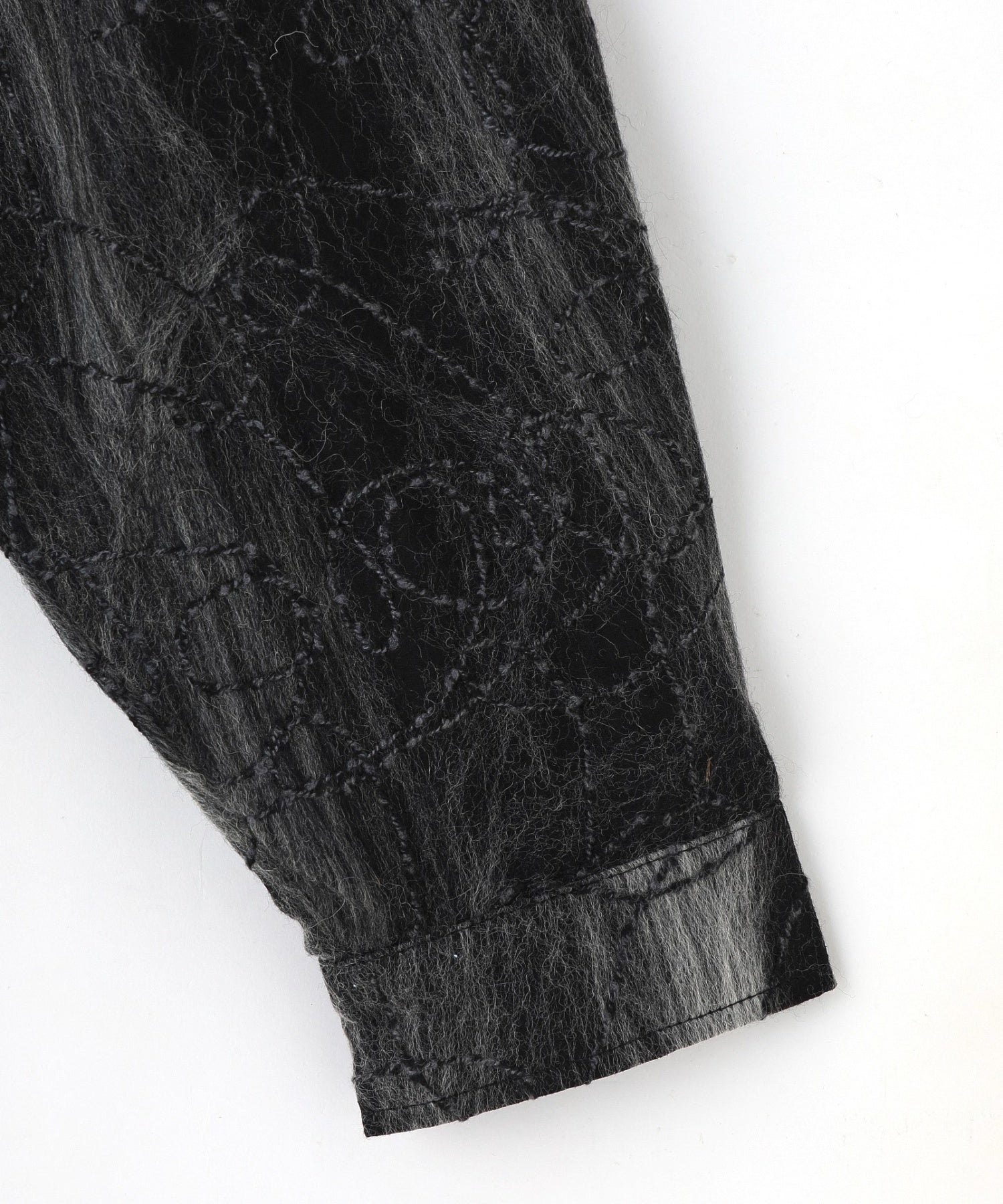 PAS UNE MARQUE/パ・ズュヌ・マルク/Marbled Cloth Long Sleeve Shirt PAS-578