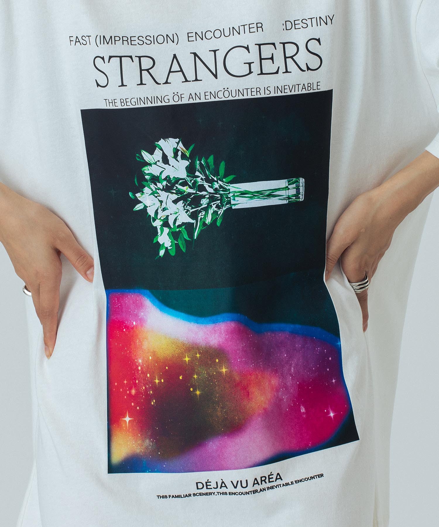 OKIRAKU×ROSEBUD/DOCKING GRAPHIC DRESS