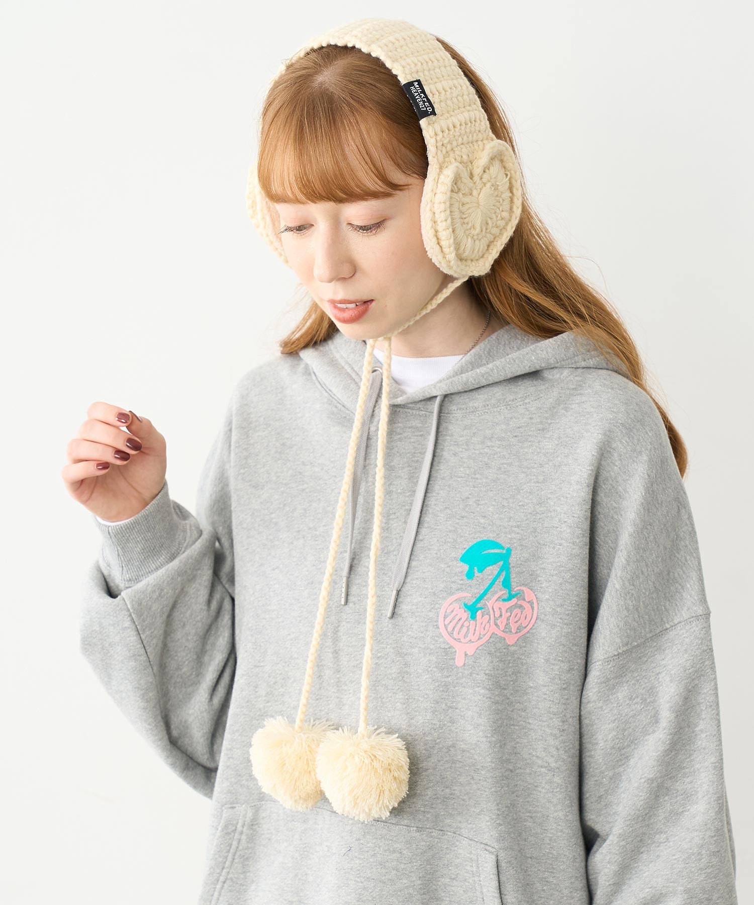 HEART KNIT EARMUFFS