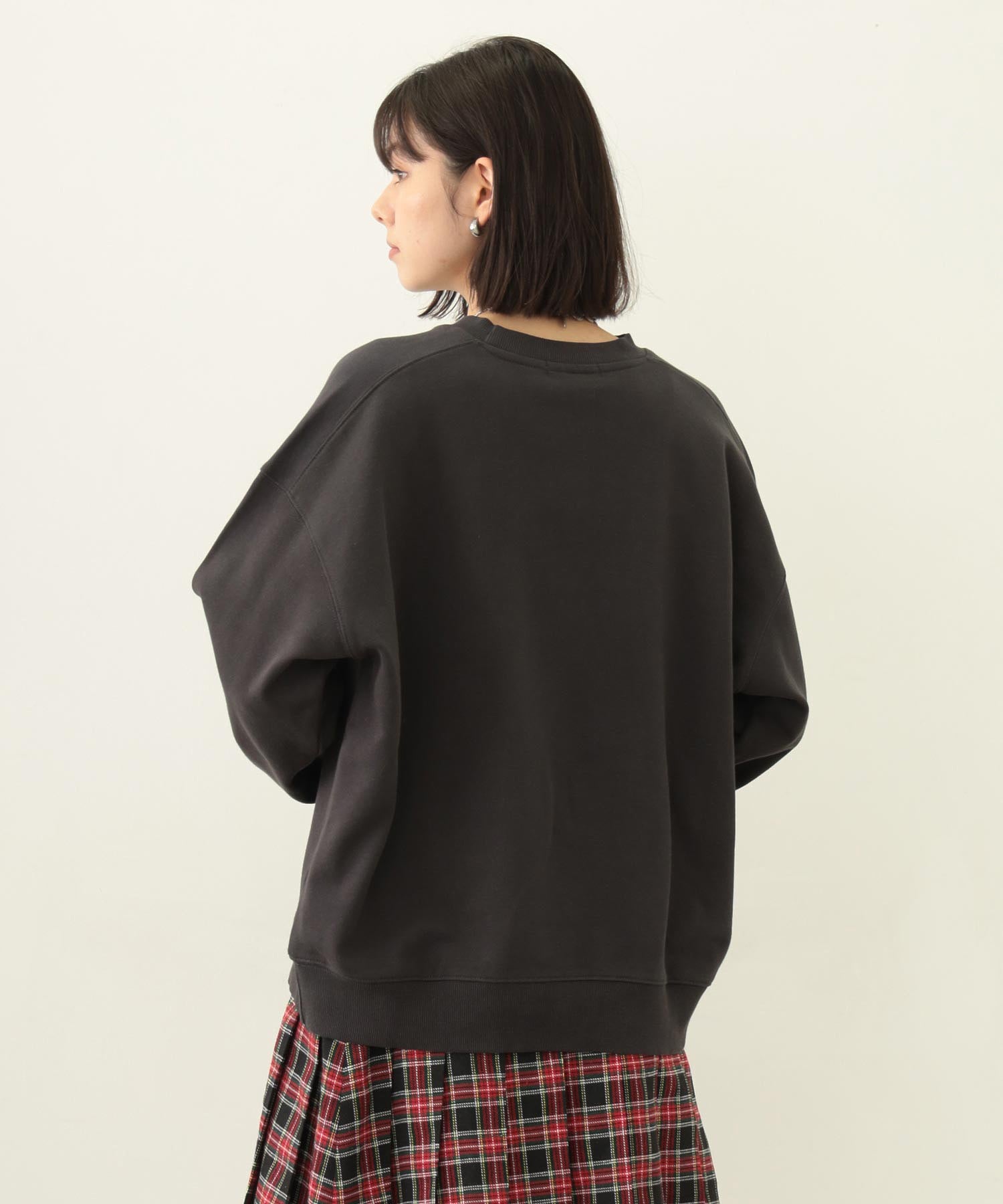 ICING LOGO WIDE CREW SWEAT TOP