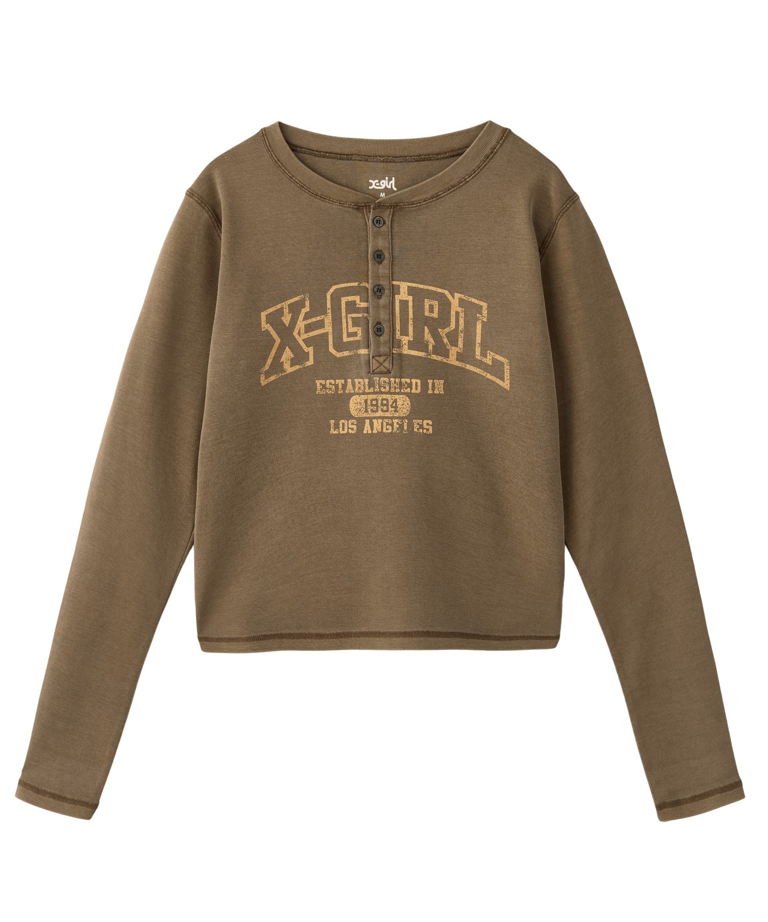 COLLEGE LOGO L/S COMPACT TOP