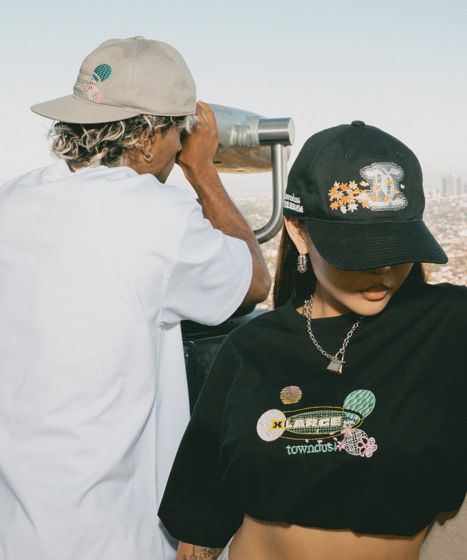 XLARGE×towndust OVAL LOGO CAP