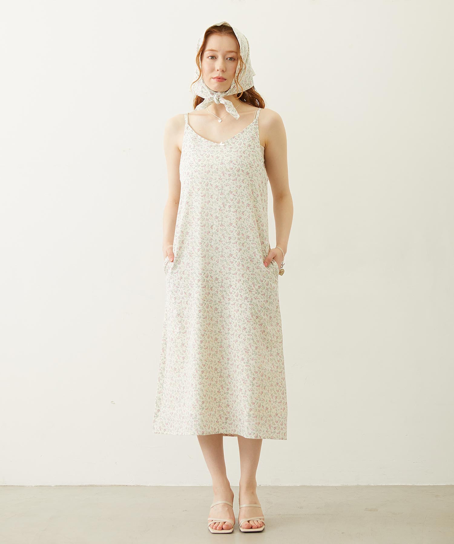 FLORAL CAMISOLE DRESS