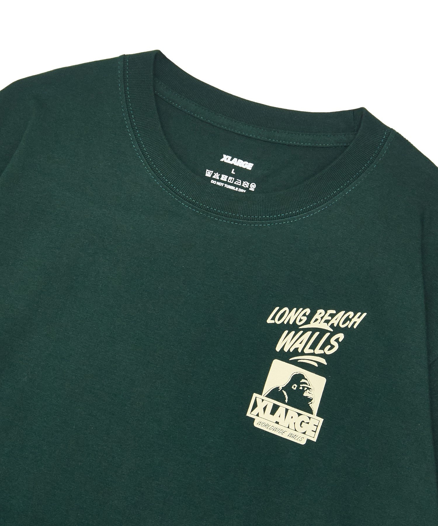 XLARGE x LONG BEACH WALLS S/S TEE calif-ART