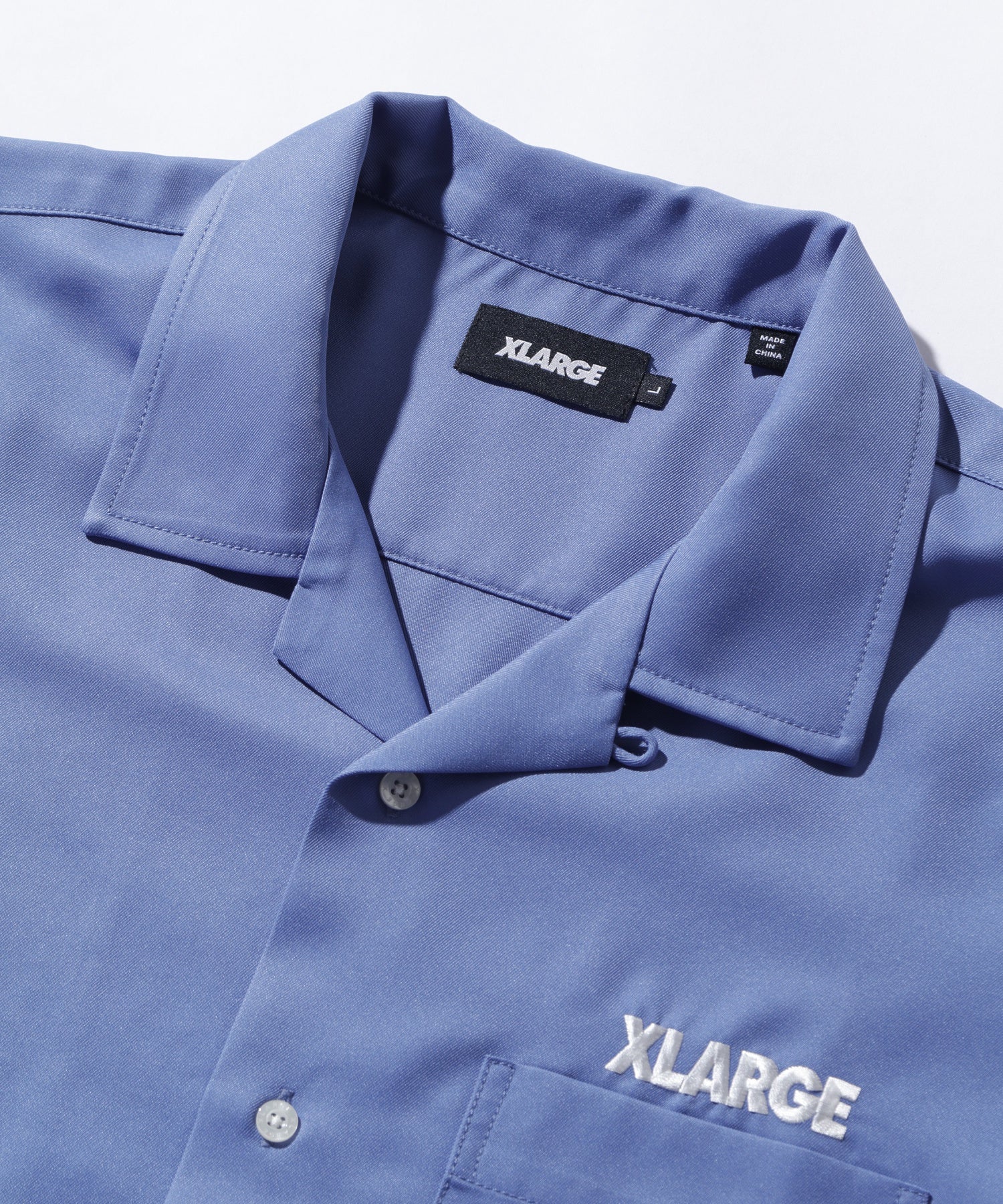 XLARGE×ELLIE OMIYA OPEN COLLAR S/S SHIRT calif-ART